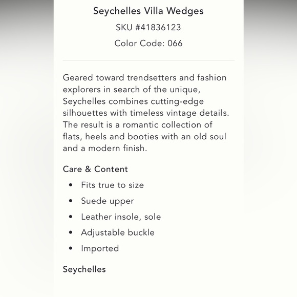 Anthropologie Liendo Seychelles Villa Wedges in Pink Suede with Red Trim size 8 - Picture 4 of 16